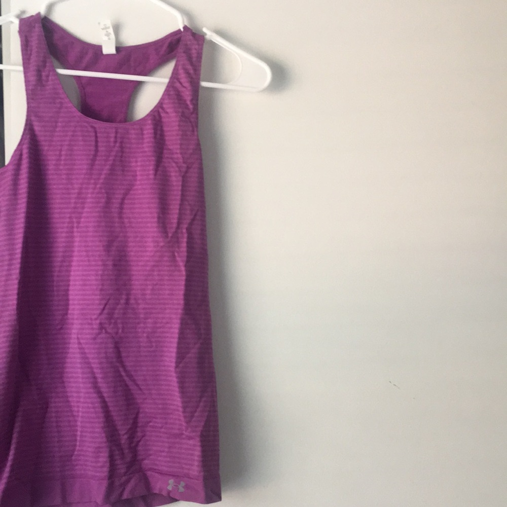 Under Armour heatgear purple tank never worn